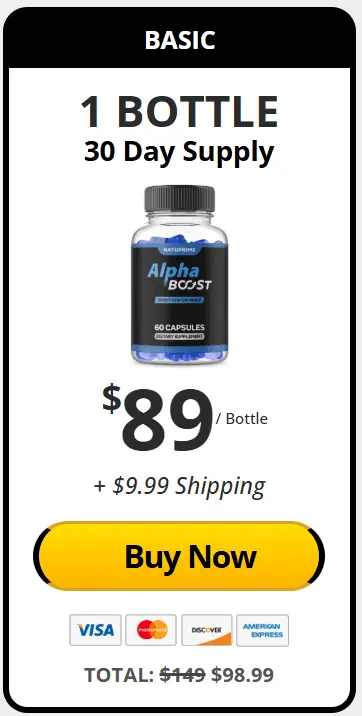 alpha boost 1 bottle price